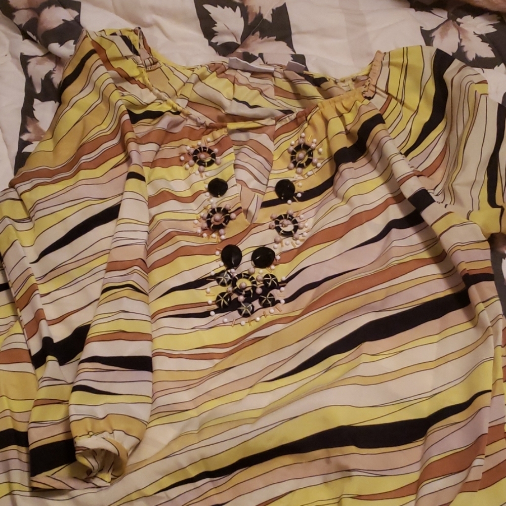 New York & Company Decorative Blouse
